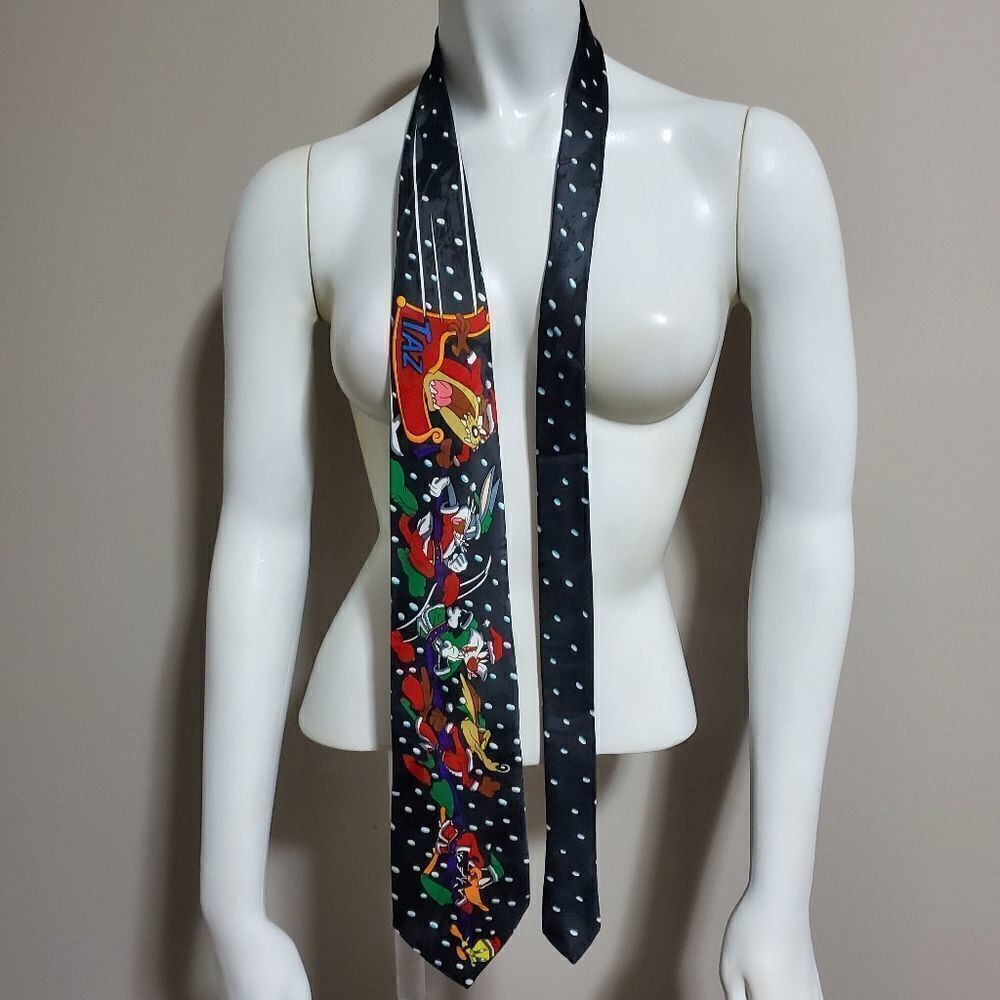 Looney Tunes Mania Christmas Tie